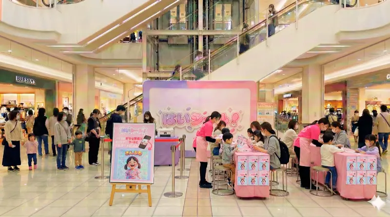 はいシール！の体験会場